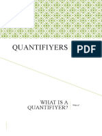 Quantifiyers: It S All About Numbers!