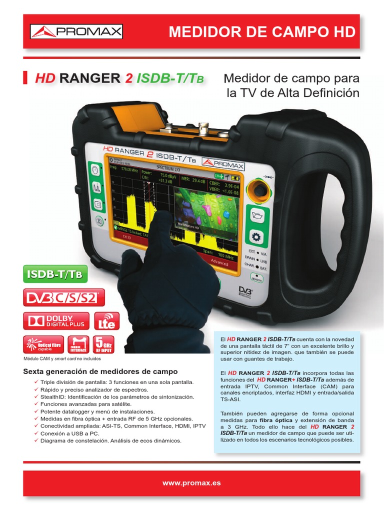 HDRanger 2 ISDBT | PDF | USB | Hdmi
