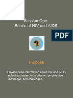 Session One: Basics of HIV and AIDS