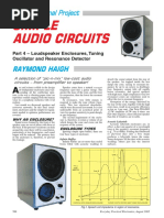 3-Way Speaker Box Design Guide | PDF | Loudspeaker | Audio Engineering