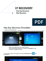 2017 Laptop Recovery Key Alt+F10