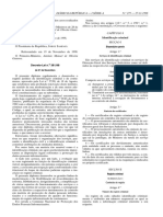 DL 381,98 de 27 ,11 - Identificação criminal