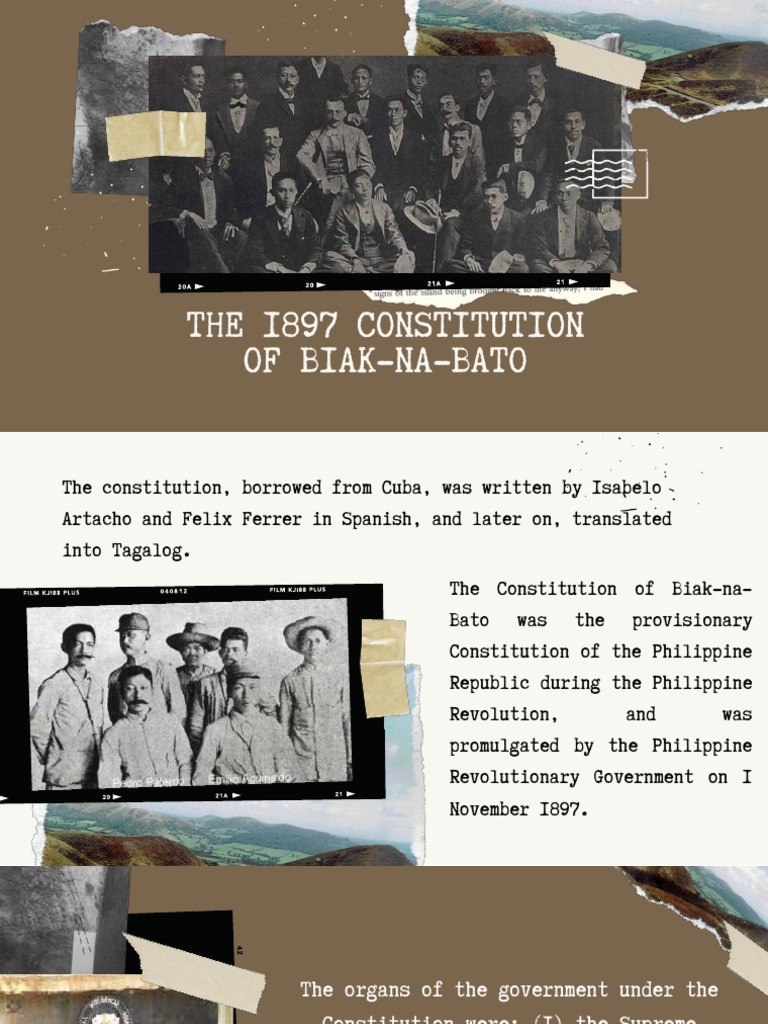 1897 Constitution of BiaknaBato PDF