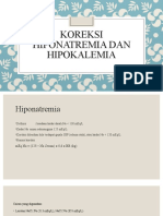 Koreksi Hiponatremia Dan Hipokalemia