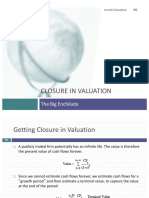 Chapter 4-2 - Closure in Valuation - Estimating Terminal Value