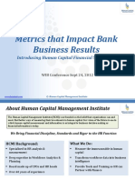 Metrics That Impact Bank Business Results: Introducing Human Capital Financial Statements