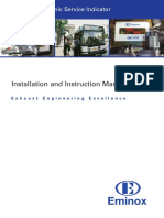 Installation and Instruction Manual: Eminox Electronic Service Indicator