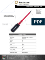 Ficha Te Cnica Southwire Destornillador Aislado