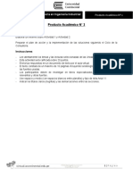 Consultoría industrial: Informe de actividades 1 y 2