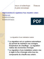 Représentation de Régulation D'une Chaudière Solaire