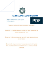 HFlending Firm Terms&Conditions