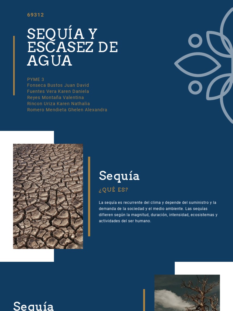 Impacto de la Sequía y Escasez de Agua | PDF | Ciencia y matemáticas ...