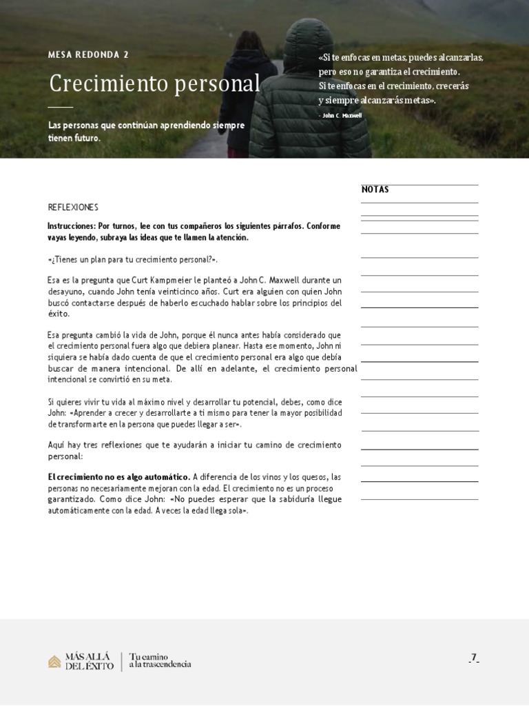 Crecimiento Personal: Claves y Reflexiones | PDF | Crecimiento personal ...