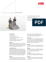 Type VOY-60: Outdoor Voltage Transformer