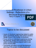 "Covered Roadways in Urban Settings - Reflections of A Structural Engineer"