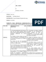 Formato para Presentar Problemáticas Que Denuncia CTS y PSI.