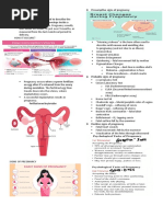 Obgyn Mnemonics | PDF | Childbirth | Miscarriage