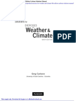 Exercises For Weather and Climate 9th Edition Carbone Solutions Manual