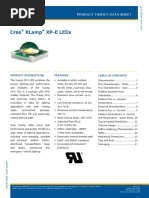 Cree Xlamp XP-e Leds: Product Family Data Sheet