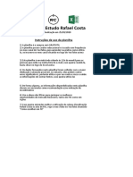 Planilha de Estudo Rafael Costa com análise fundamentalista de mais de 200 ações