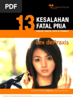 Download 13 Kesalahan Fatal Pria by Hitman System by Diar Bagus Pakartinus SN54413360 doc pdf