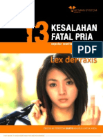 13 Kesalahan Fatal Pria by Hitman System