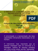 3 - Cap. 4 o Início Da Comunicação, Da Representação e Da Linguagem