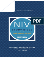 NIV Study Bible Matthew