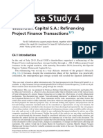 Case Study 4: Watercraft Capital S.A.: Refinancing Project Finance Transactions