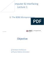 Lec 1 8086 Microprocessor