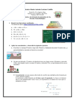 3ro Práctica Plan de Nivelación de Matemática 3ro.