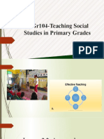 Tegr104-Teaching Social Studies in Primary Grades