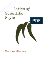 Stevens-Subtleties of Scientific Style