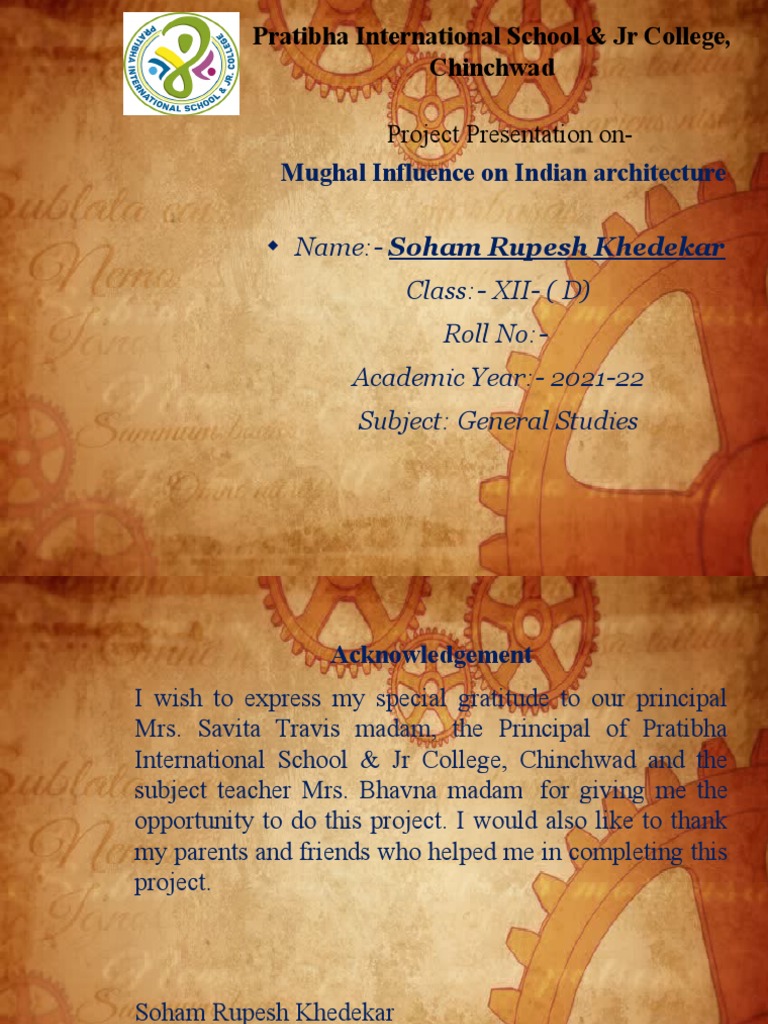 GS3 Soham Rupesh Khedekar PDF Mughal Empire