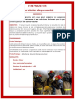Formation Incendie Espace Confine Fire Watcher Congo