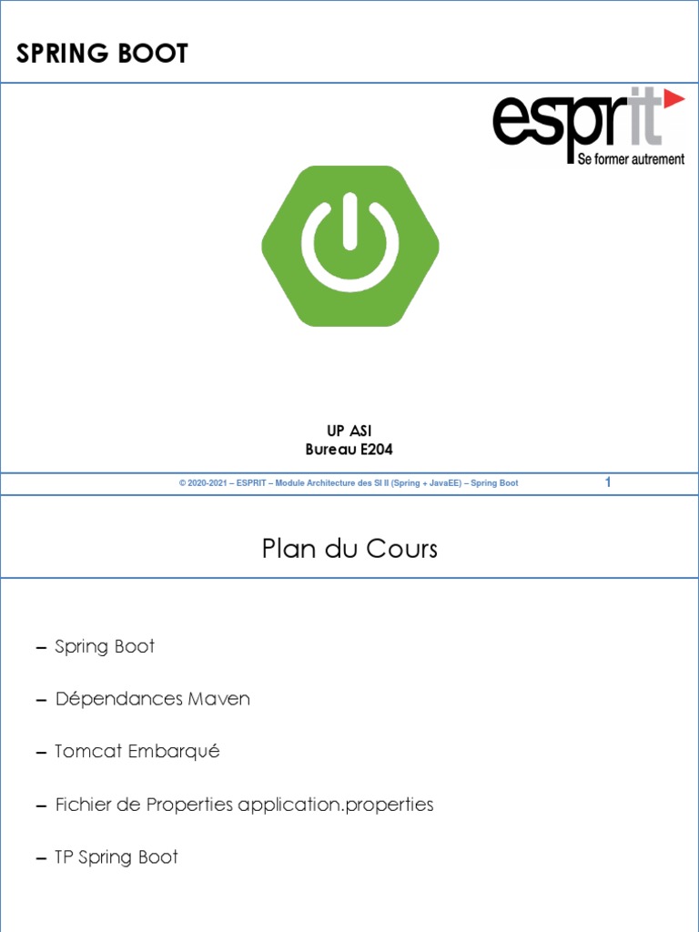 6 - Spring Boot | PDF | Logiciel multiplateforme | Plateforme Java