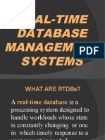 Real-Time Database Management Systems