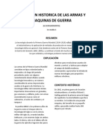 Evolución Historica de Las Armas y Maquinas de Guerra