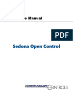 Sedona Open Control: Reference Manual