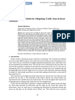 A Network-Based Model For Mitigating Traffic Jams in Road Networks