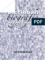 Diccionari Biografic de L Alt Emporda