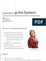 Us 19 Stone Securing The System A Deep Dive Into Reversing Android Preinstalled Apps