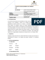 Informe Tecnico de Deslizameinto de Terreno