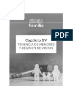 Capítulo XV Tenencia de Menores y Régimen de Visitas Manual de Derecho de Familia