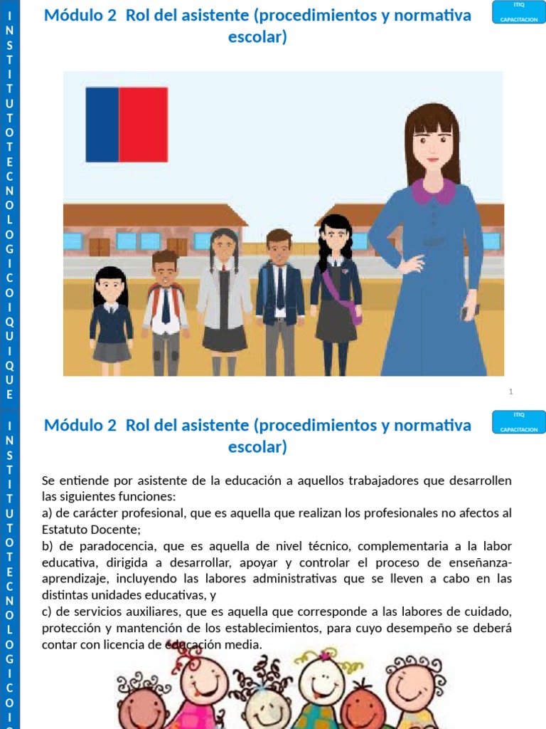 Rol Del Asistente de Aula | PDF | Maestros | Violencia
