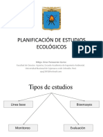 Clase 3. Planificación de Estudios Ecológicos