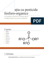 Intoxicații Cu Pesticide Fosforo-Organice