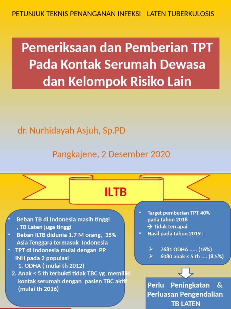 Pemberian TPT untuk Infeksi TB Laten | PDF