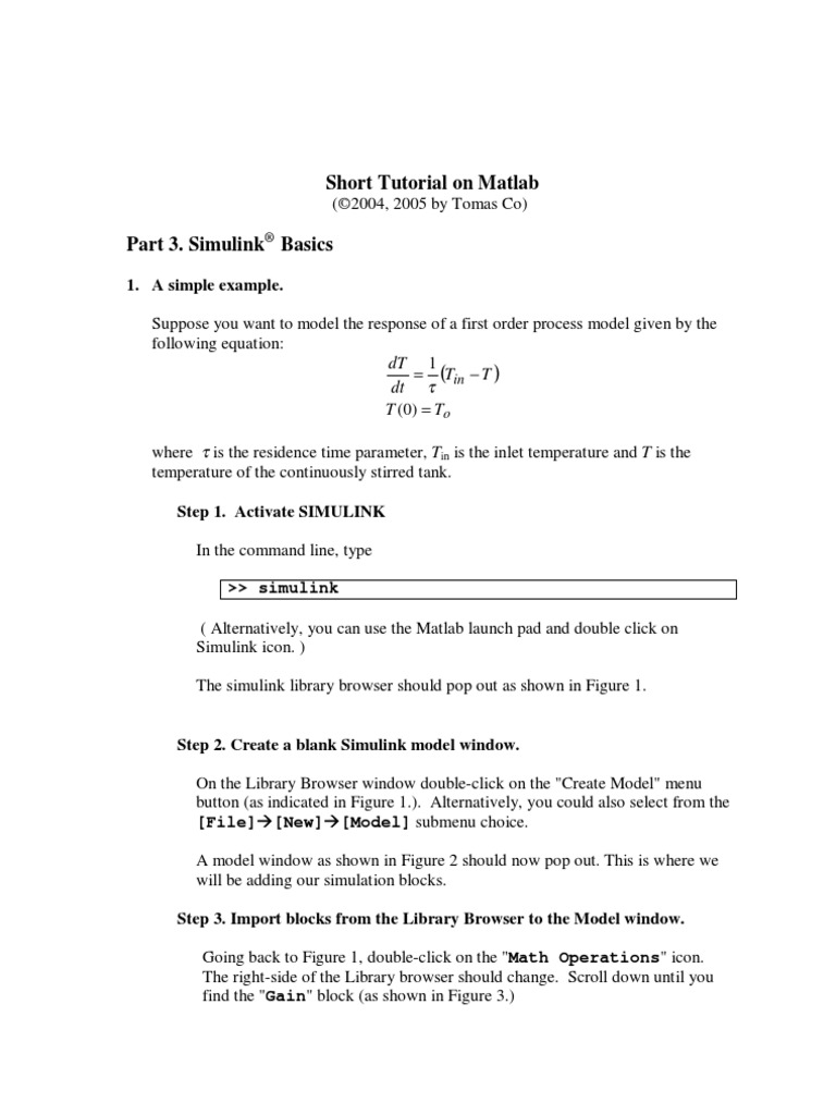 Matlab Tutorial Part 3 | PDF