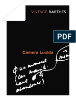 Camera Lucida: Reflections On Photography - Roland Barthes